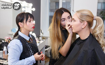 آموزش رنگ و لایت و کار با مواد شیمیایی